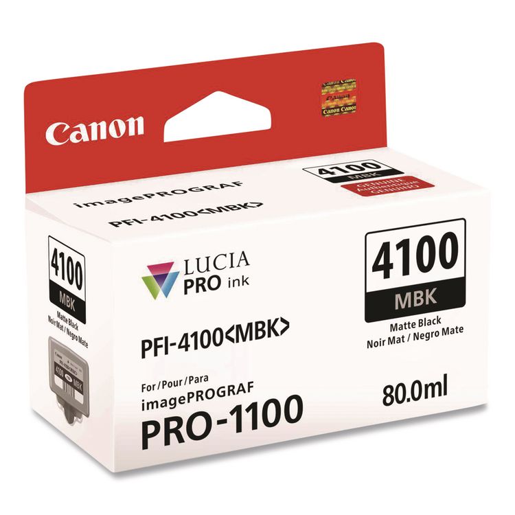 6776C002AA (PFI-4100) High-Yield Ink, Matte Black