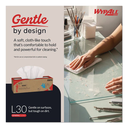L30 Towels, POP-UP Box, 9.8 x 16.4, White, 120/Box, 6 Boxes/Carton
