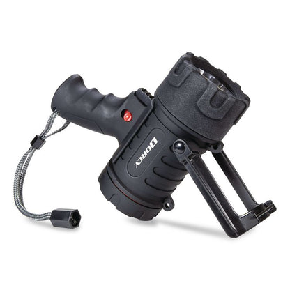 Pro Rechargeable Spotlight, Lithium Ion Rechargeable Battery (Included), Black
