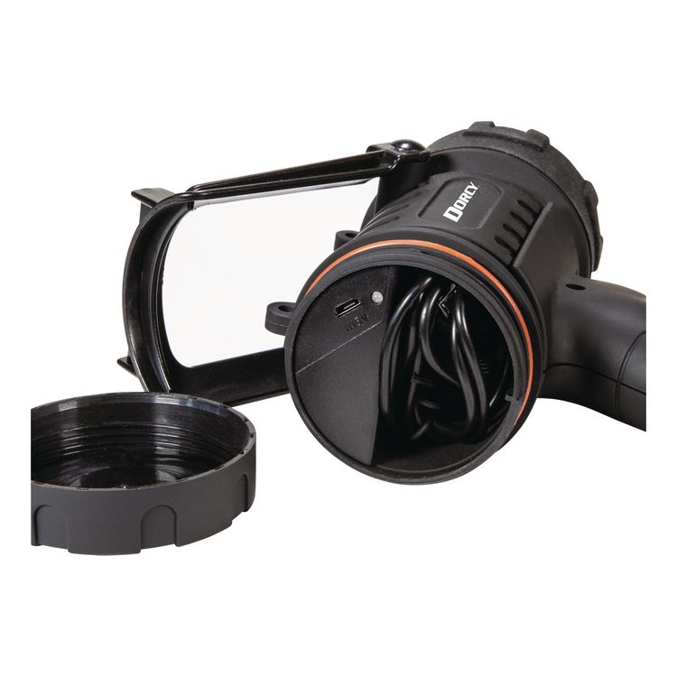 Pro Rechargeable Spotlight, Lithium Ion Rechargeable Battery (Included), Black