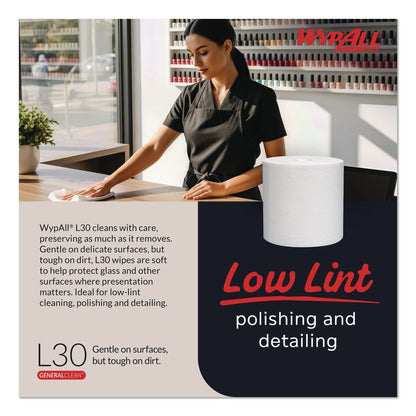 L30 Towels, Center-Pull Roll, 9.8 x 15.2, White, 300/Roll, 2 Rolls/Carton