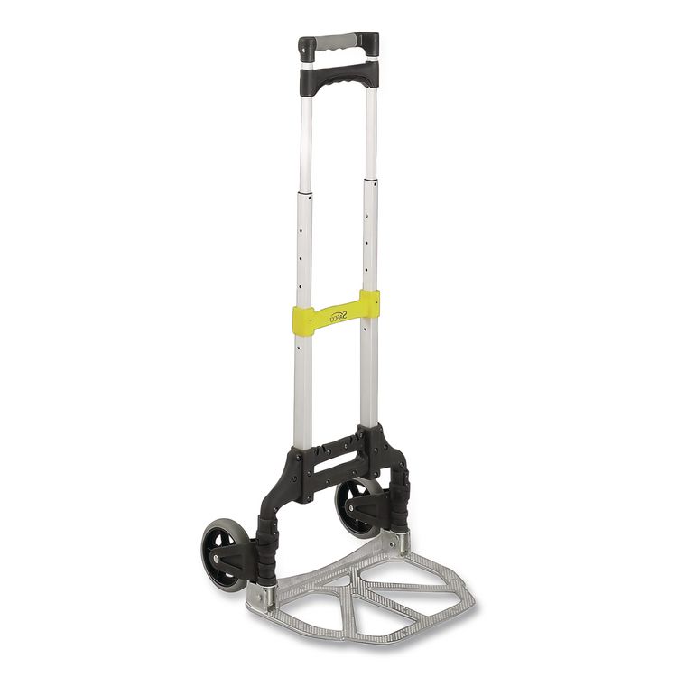 Stow and Go Cart, 110 lb Capacity, 15.25 x 16 x 39, Aluminum