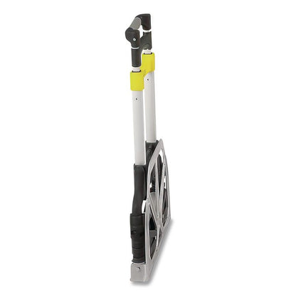 Stow and Go Cart, 110 lb Capacity, 15.25 x 16 x 39, Aluminum