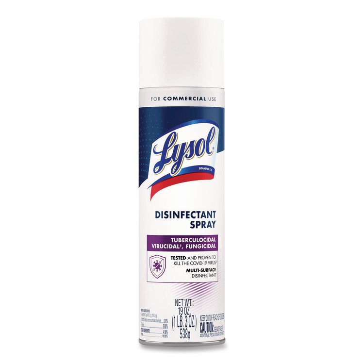 Disinfectant Spray, Original Scent, 19 oz Aerosol Spray