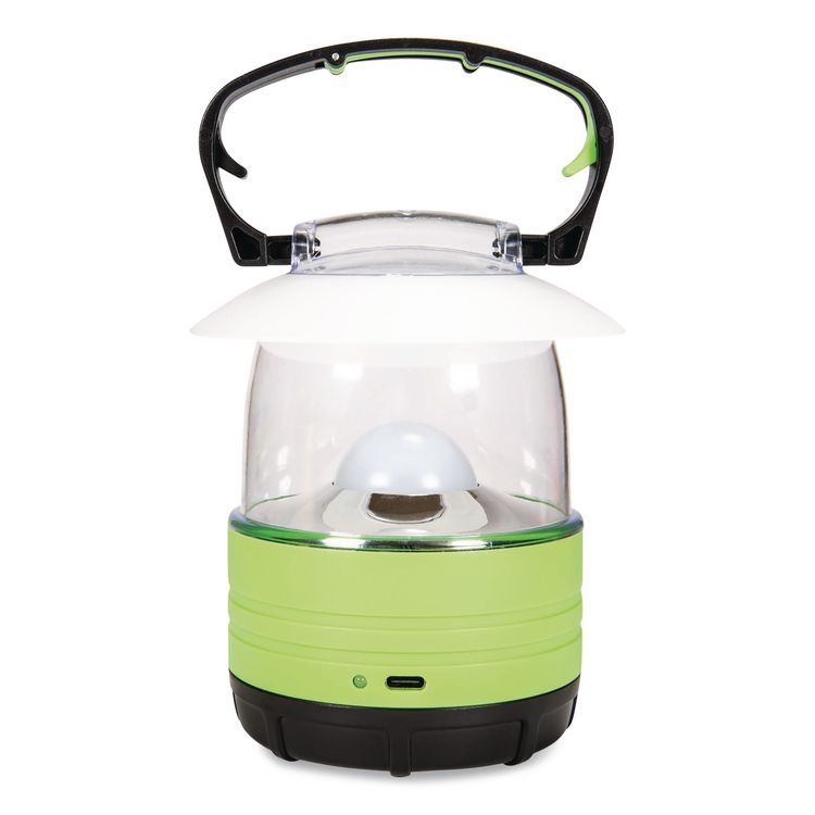 Rechargeable Area Table Lantern, Rechargeable Lithium Ion Battery (Included), Green