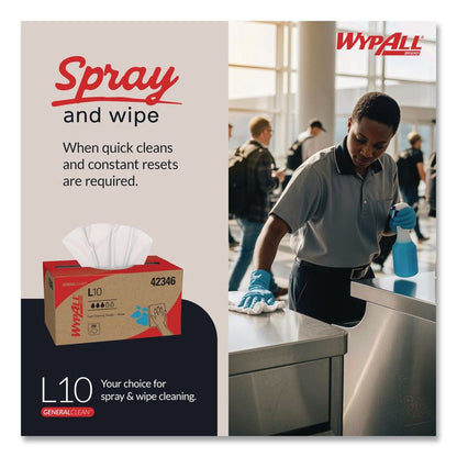 L10 Towels, POP-UP Box, 1-Ply, 10.25 x 9, White, 250/Box, 24 Boxes/Carton