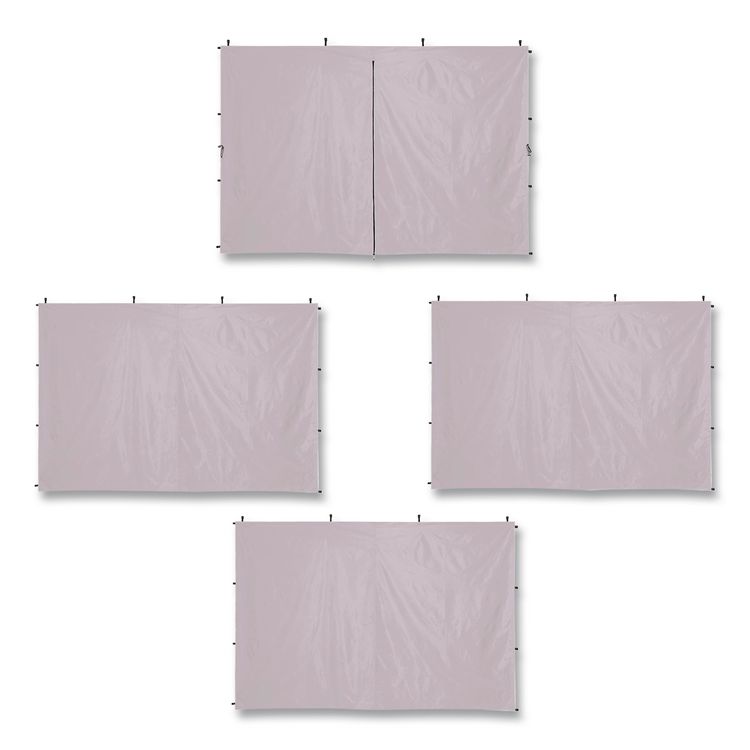 SHAX 6058 Pop-Up Tent Sidewall Kit, 10 ft x 10 ft, Polyester, White
