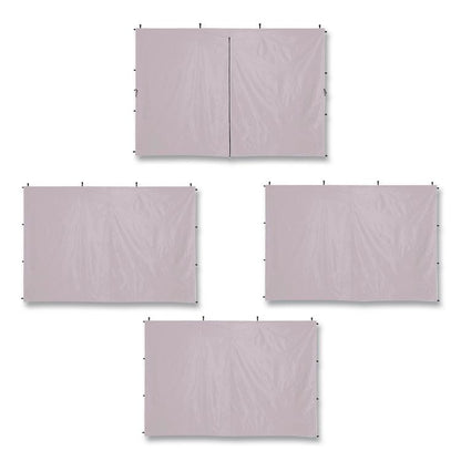 SHAX 6058 Pop-Up Tent Sidewall Kit, 10 ft x 10 ft, Polyester, White