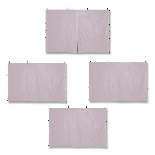 SHAX 6058 Pop-Up Tent Sidewall Kit, 10 ft x 10 ft, Polyester, White