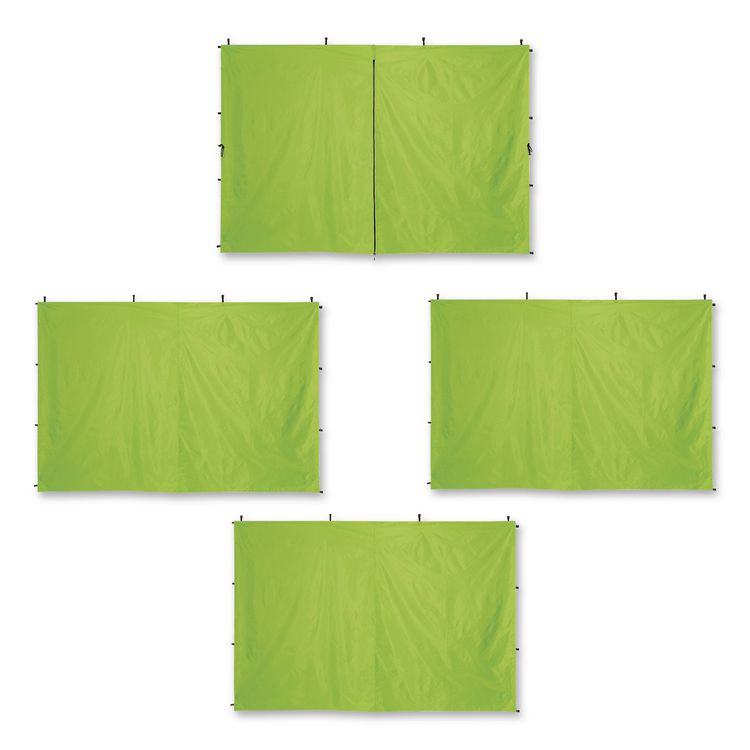 SHAX 6058 Pop-Up Tent Sidewall Kit, 10 ft x 10 ft, Polyester, Lime