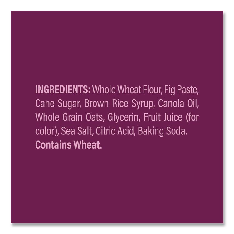 Minis Whole Wheat Fig Bar Original, 1 oz Packet, 150/Carton