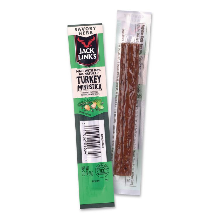 Savory Herb Mini Turkey Stick, 0.5 oz Stick, 24/Pack