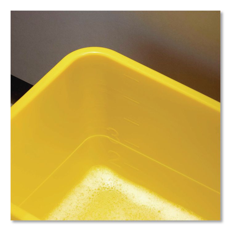 Glass/Window Cleaning Bucket and Lid, 6 gal, Yellow