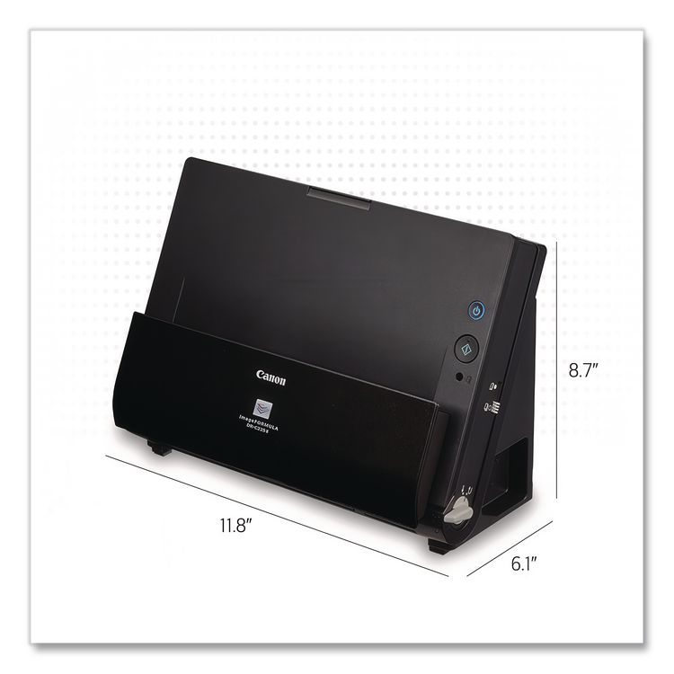 imageFORMULA DR-C225 II Office Document Scanner, 600 dpi Optical Resolution, 30-Sheet Duplex Auto Document Feeder