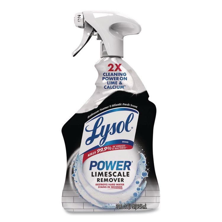 Power Limescale Remover, Atlantic Fresh Scent, 32 oz Trigger Spray Bottle, 12/Carton