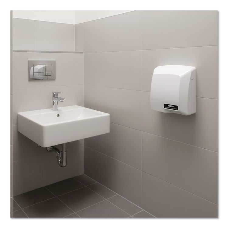 CompactDryer Automatic Hand Dryer, 115 V, 10.18 x 5.18 x 10.93, Gray