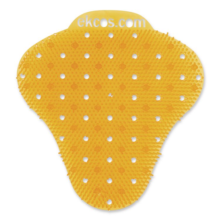 ekcoscreen Urinal Screens, Tropical Scent, Orange, 12/Carton