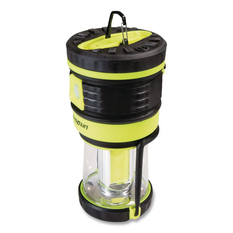 Adventure Rechargeable Multi Function Lantern, Rechargeable Lithium Ion Battery (Included), Yellow/Black
