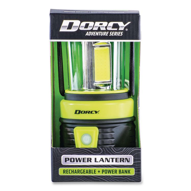 Adventure Rechargeable Multi Function Lantern, Rechargeable Lithium Ion Battery (Included), Yellow/Black