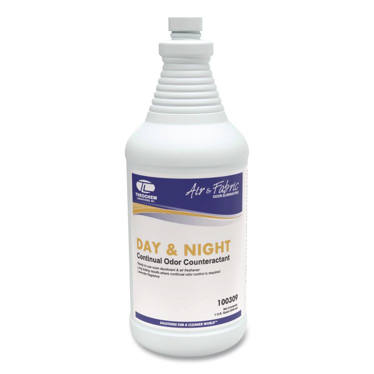 Day and Night Wicking Odor Absorber, Lavender Scent, 32 oz Bottle, 12/Carton
