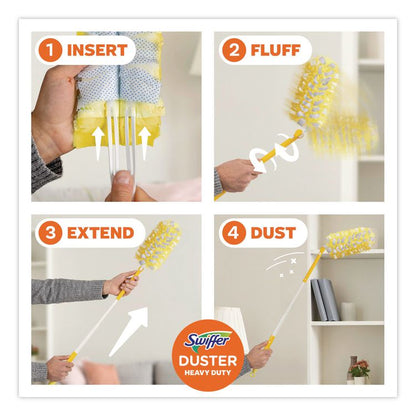 360 Heavy Duty Extendable Starter Dusting Kit, 3 Refills and One 6" to 3 ft Pole, 4 Kits/Carton