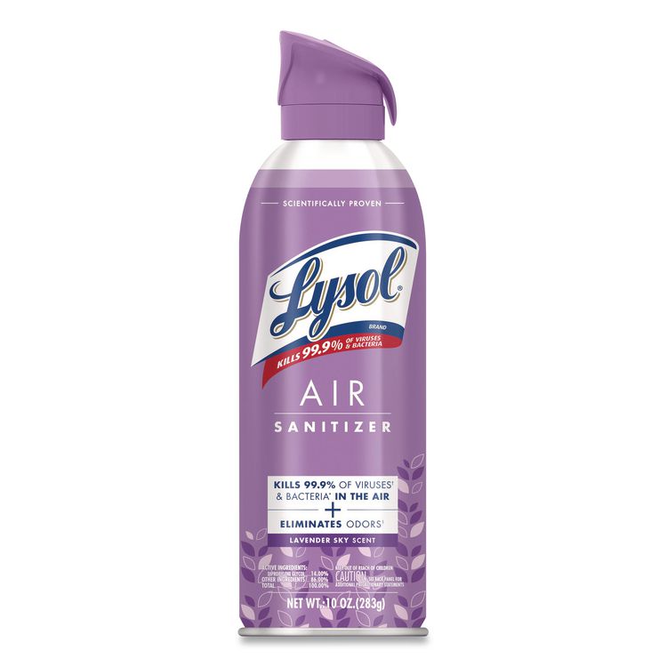 Air Sanitizer Spray, Lavender Sky Scent, 10 oz Aerosol Spray