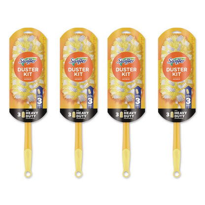360 Heavy Duty Extendable Starter Dusting Kit, 3 Refills and One 6" to 3 ft Pole, 4 Kits/Carton