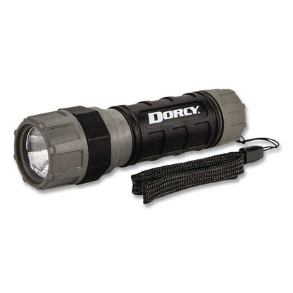 Unbreakable Pro Compact Flashlight, 3 AAA Batteries (Included), Black