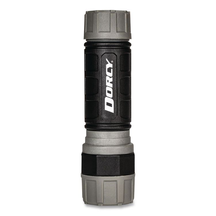 Unbreakable Pro Compact Flashlight, 3 AAA Batteries (Included), Black