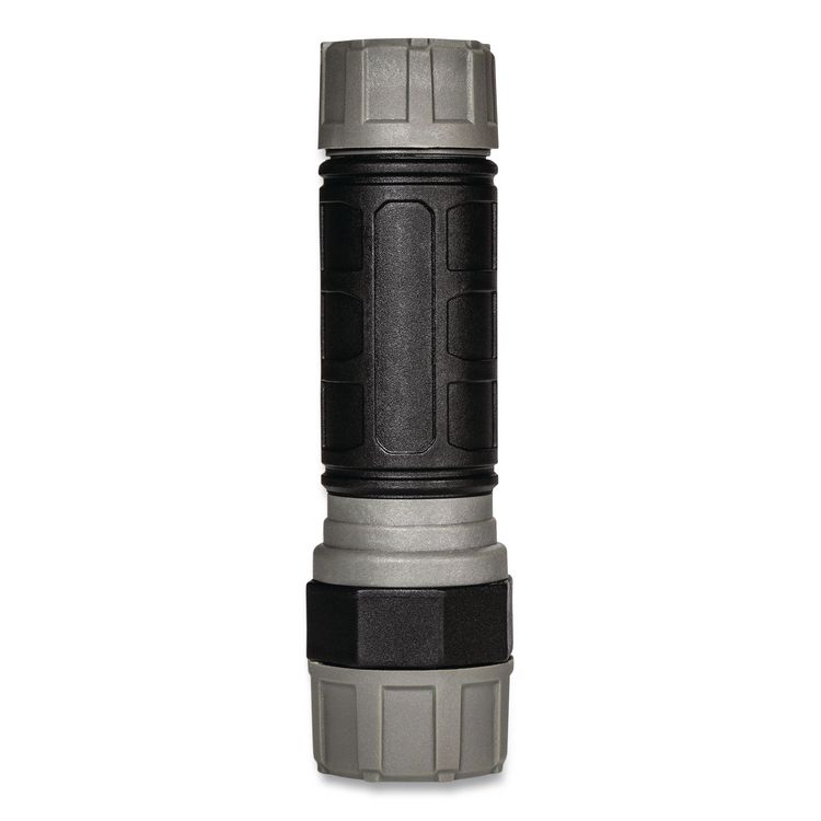 Unbreakable Pro Compact Flashlight, 3 AAA Batteries (Included), Black