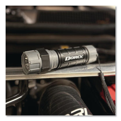 Unbreakable Pro Compact Flashlight, 3 AAA Batteries (Included), Black