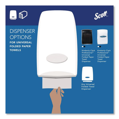 Essential C-Fold Towels for Business, Convenience Pack, 1-Ply, 10.13 x 13.15, White, 200/Pack, 9 Packs/Carton