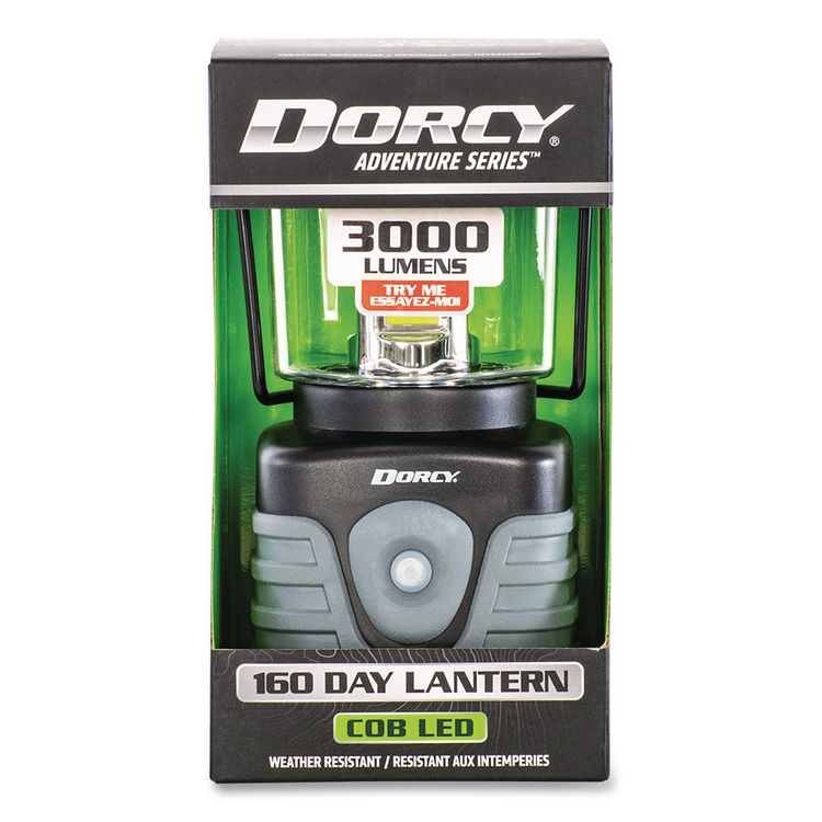 160 Day Adventure Max Lantern, 6 D Batteries (Included), Gray