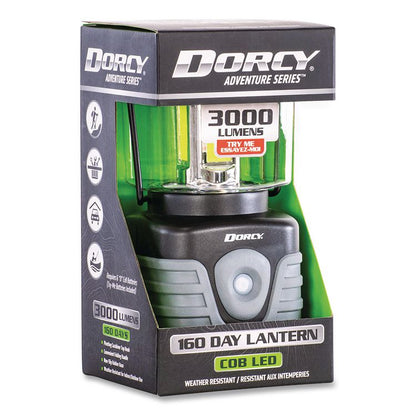 160 Day Adventure Max Lantern, 6 D Batteries (Included), Gray