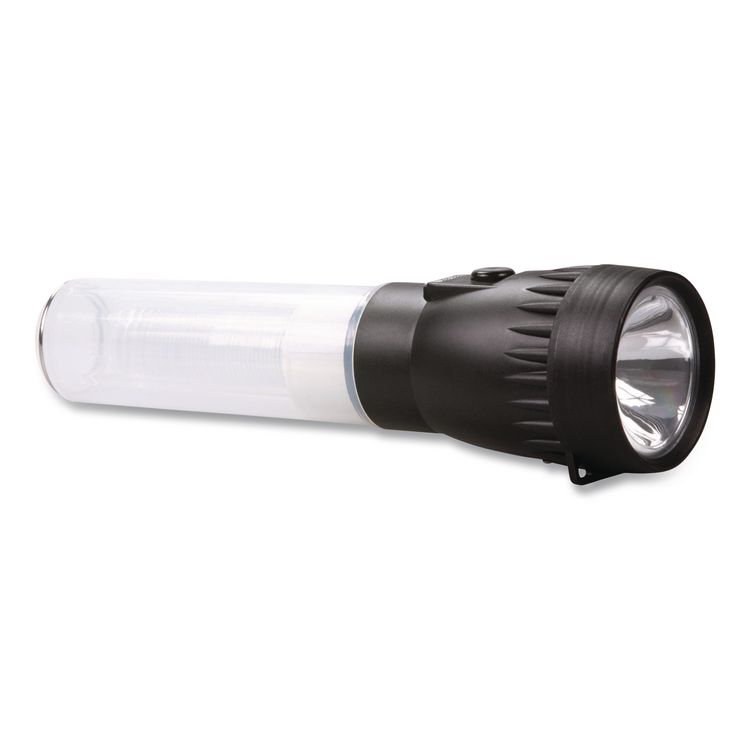 Stormproof AR Tech Flashlight and Lantern, 3 AA Batteries (Included), Black