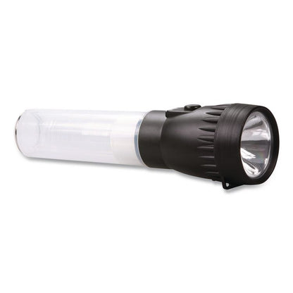 Stormproof AR Tech Flashlight and Lantern, 3 AA Batteries (Included), Black
