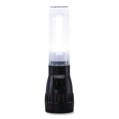 Stormproof AR Tech Flashlight and Lantern, 3 AA Batteries (Included), Black