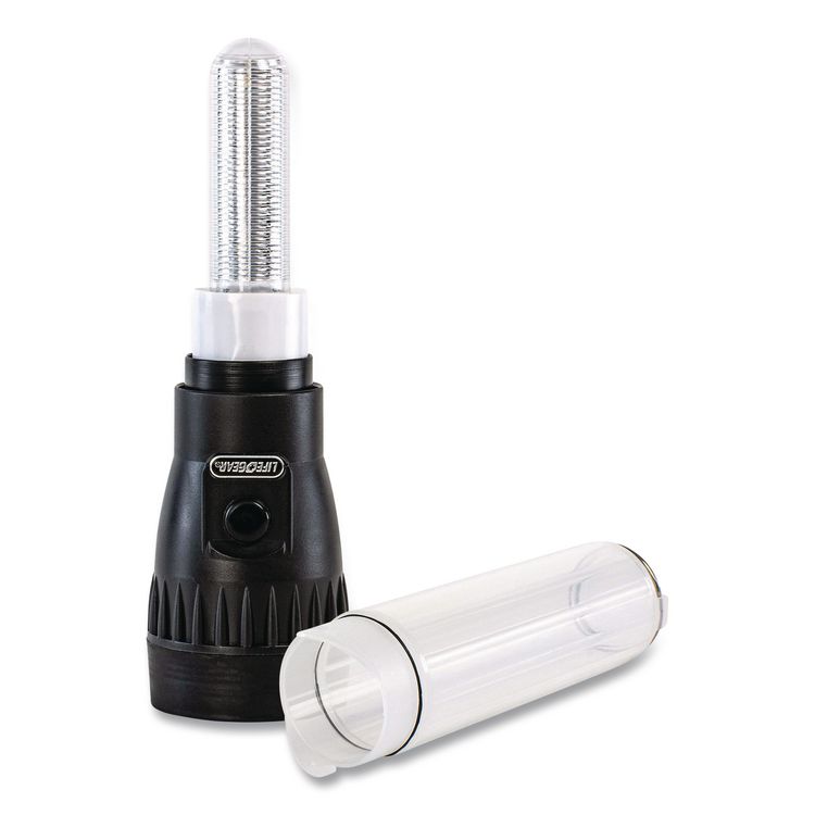 Stormproof AR Tech Flashlight and Lantern, 3 AA Batteries (Included), Black