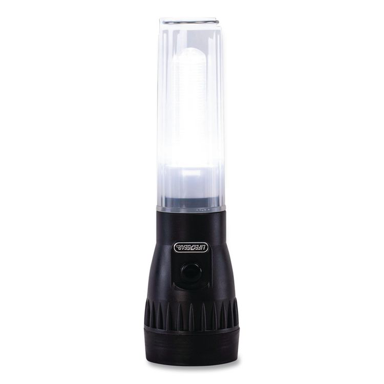 Stormproof AR Tech Flashlight and Lantern, 3 AA Batteries (Included), Black