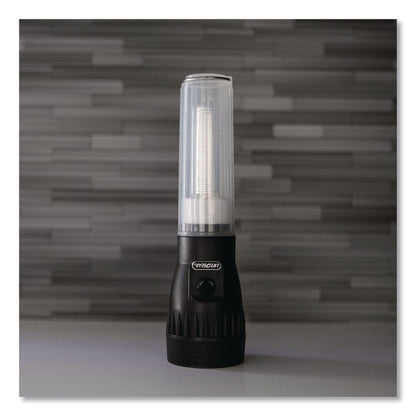 Stormproof AR Tech Flashlight and Lantern, 3 AA Batteries (Included), Black