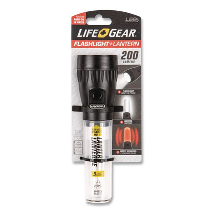 Stormproof AR Tech Flashlight and Lantern, 3 AA Batteries (Included), Black