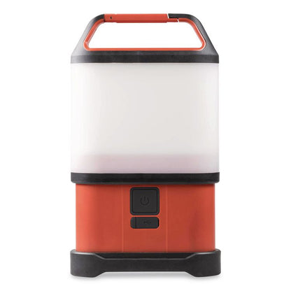 LifeGear Stormproof Stow Away Lantern, 4 AA Batteries (Included), Red