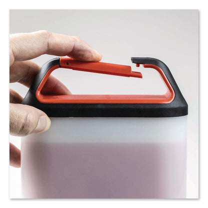 LifeGear Stormproof Stow Away Lantern, 4 AA Batteries (Included), Red