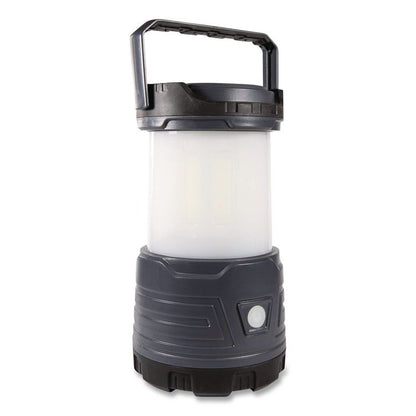 LifeGear Hybrid Rechargeable Lantern, Rechargeable Lithium Ion Battery (Included), Gray