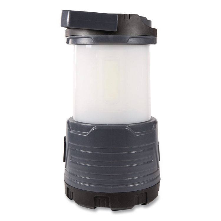 LifeGear Hybrid Rechargeable Lantern, Rechargeable Lithium Ion Battery (Included), Gray
