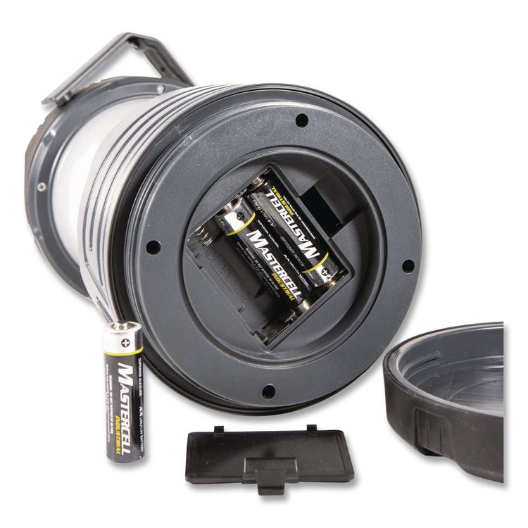 LifeGear Hybrid Rechargeable Lantern, Rechargeable Lithium Ion Battery (Included), Gray