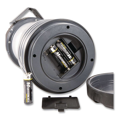 LifeGear Hybrid Rechargeable Lantern, Rechargeable Lithium Ion Battery (Included), Gray