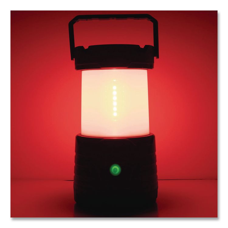 LifeGear Hybrid Rechargeable Lantern, Rechargeable Lithium Ion Battery (Included), Gray