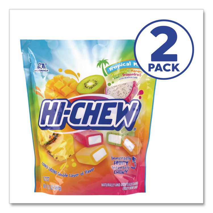 Stand Up Pouch Tropical Mix, 12.7 oz Pouch, 2/Carton