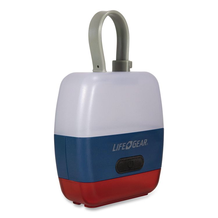 LifeGear Glow Mini Multi Function Lantern, 4 AAA Batteries (Included), Blue